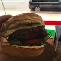 Best burger ever  at Sprout Vegan 2.0 in Baltimore