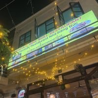 Outside and inside seating  at Papa's BBQ Restaurant in Quảng Ninh