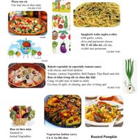  Vegeterian page    at Papa's BBQ Restaurant in Quảng Ninh