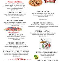 Vegetable pizza with ‘go vegan’ symbol ?   at Papa's BBQ Restaurant in Quảng Ninh