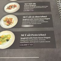 supposedly vegan pasta   at Nhà An - Vietnamese local food restaurant and vegan in Da Nang