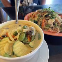 Yellow curry - the only vegan curry here at New Chiang Mai in Hilo