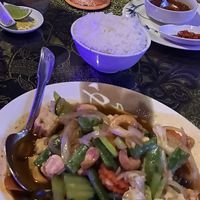 vegan cashew dish  at New Chiang Mai in Hilo