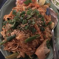 Veggie Pad Thai with Tofu. Spicy and delicious! at New Chiang Mai in Hilo