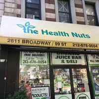 Front entrance at The Health Nuts - Broadway in New York City