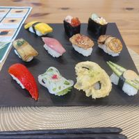 Sushi set at VEGGIE SUSHI JAPAN - ヴィーガン寿司専門店 in Tokyo