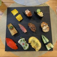 Main plate  at VEGGIE SUSHI JAPAN - ヴィーガン寿司専門店 in Tokyo