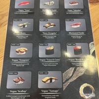   at VEGGIE SUSHI JAPAN - ヴィーガン寿司専門店 in Tokyo