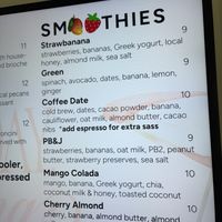 Menu   at good day, darling in Pensacola