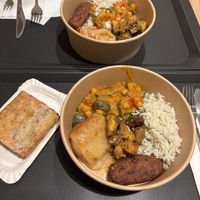  Vegan dish from buffet  at Restavracija Jamuna in Ljubljana