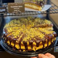 Vegan carot cake (photo is from their instagram profile go check them out at @jamuna.restavracija) at Restavracija Jamuna in Ljubljana