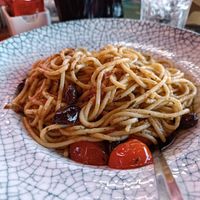 Pasta Aglio Olio at Cafe Optimi in Eilat