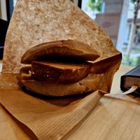 Leberkäsweckle at Die Vegane Fleischerei in Stuttgart