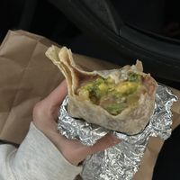 Vegetarian burrito no cheese  at Patricio's Taqueria in Hawaii