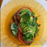cilantro, pesto, avocado and tomato on sourdough toast at Play with Years - 素年 in Kowloon