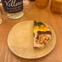 Vegan celeriac with very different flavours  at Aokamo in Lille