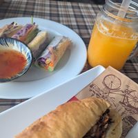 Banh mi meal at LIN VEGAN RESTAURANT & COFFEE in Hải Phòng