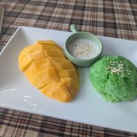 Mango sticky rice with coconut sauce at LIN VEGAN RESTAURANT & COFFEE in Hải Phòng