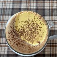 ‘Egg’ Coffee! Was so happy to find a vegan option to try whilst in Vietnam  at LIN VEGAN RESTAURANT & COFFEE in Hải Phòng