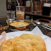 Fried Naan at Annam Restaurant in Tokyo