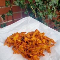 Onion Bhaji. at Auntie's in England