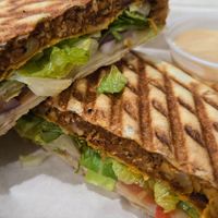 Perfectly made crunch wrap at Sri Mantra Restaurant & Boutique  (aka CeyoLanka Family) in Louisville