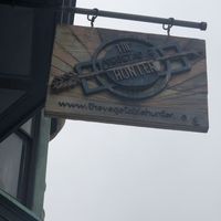 Look carefully so you don’t miss the sign at The Vegetable Hunter Cafe and Boutique Brewery in Harrisburg