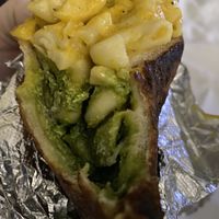 Jammed Mac & Cheese Pita Plate at The Vegetable Hunter Cafe and Boutique Brewery in Harrisburg