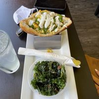 Pesto Mac n cheese sandwich  at The Vegetable Hunter Cafe and Boutique Brewery in Harrisburg