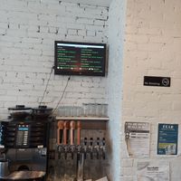 Beer menu at The Vegetable Hunter Cafe and Boutique Brewery in Harrisburg