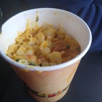 Mac n cheese at The Vegetable Hunter Cafe and Boutique Brewery in Harrisburg