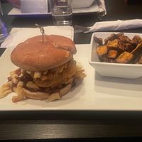 Bbq chicken Mac sandwich   at The Vegetable Hunter Cafe and Boutique Brewery in Harrisburg