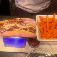 Bbq pulled pork w lentils  at The Vegetable Hunter Cafe and Boutique Brewery in Harrisburg