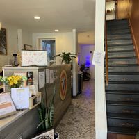 Seating  at The Vegetable Hunter Cafe and Boutique Brewery in Harrisburg