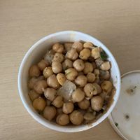 Chickpea salad. I want a vat of this.   at The Vegetable Hunter Cafe and Boutique Brewery in Harrisburg