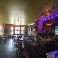 upstairs at The Vegetable Hunter Cafe and Boutique Brewery in Harrisburg