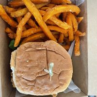 Ranch bacon chik’n sandwichh  at The Vegetable Hunter Cafe and Boutique Brewery in Harrisburg