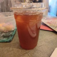 Ginger Berry iced tea at The Vegetable Hunter Cafe and Boutique Brewery in Harrisburg
