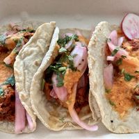 Jackfruit tacos at El Borracho - Pike Place Market in Seattle