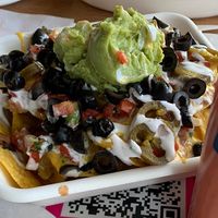 Tasty nachos  at El Borracho - Pike Place Market in Seattle