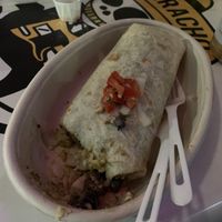 Impossible burrito  at El Borracho - Pike Place Market in Seattle