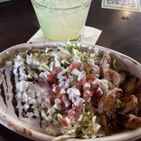 Shrimp bowl   at El Borracho - Pike Place Market in Seattle
