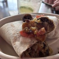 Shrimp burrito  at El Borracho - Pike Place Market in Seattle