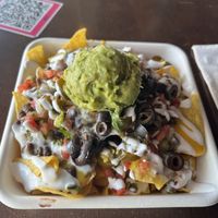 Nachos w/ black beans  at El Borracho - Pike Place Market in Seattle
