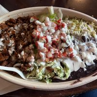 Steak burrito bowl  at El Borracho - Pike Place Market in Seattle