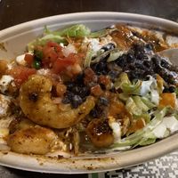 Shrimp bow  at El Borracho - Pike Place Market in Seattle