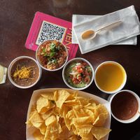 All the sides!! Delicious!   at El Borracho - Pike Place Market in Seattle