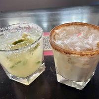 House Margarita and Dirty Horchata   at El Borracho - Pike Place Market in Seattle