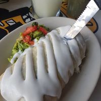 Vegan burrito at El Borracho - Pike Place Market in Seattle