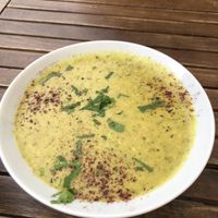 mung daal porrage at Moksha in Kaunas